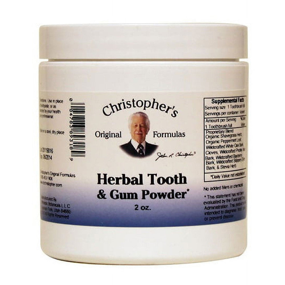 Dr.Christophers Herbal Tooth And Gum Powder, 2 Oz